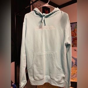 Light blue Zumiez hoodie